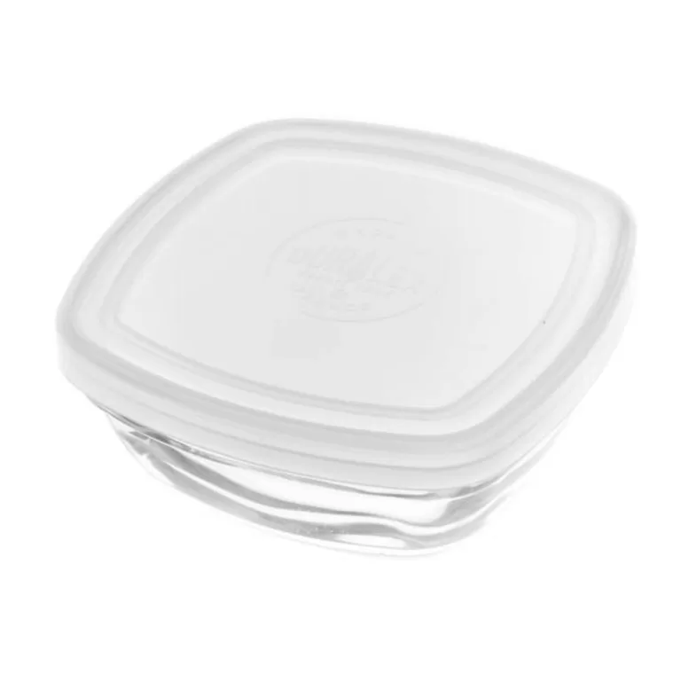 Lunchbox Freshbox Transparant Vierkant Met deksel (11 x 11 x 4
