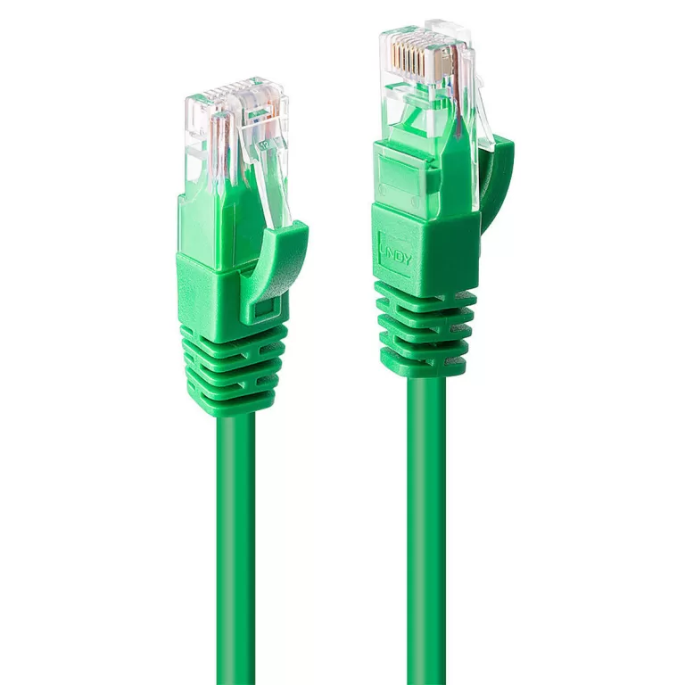 Stevige UTP-netwerkkabel categorie 6 LINDY 48047 Groen 1 m 1 Stuks