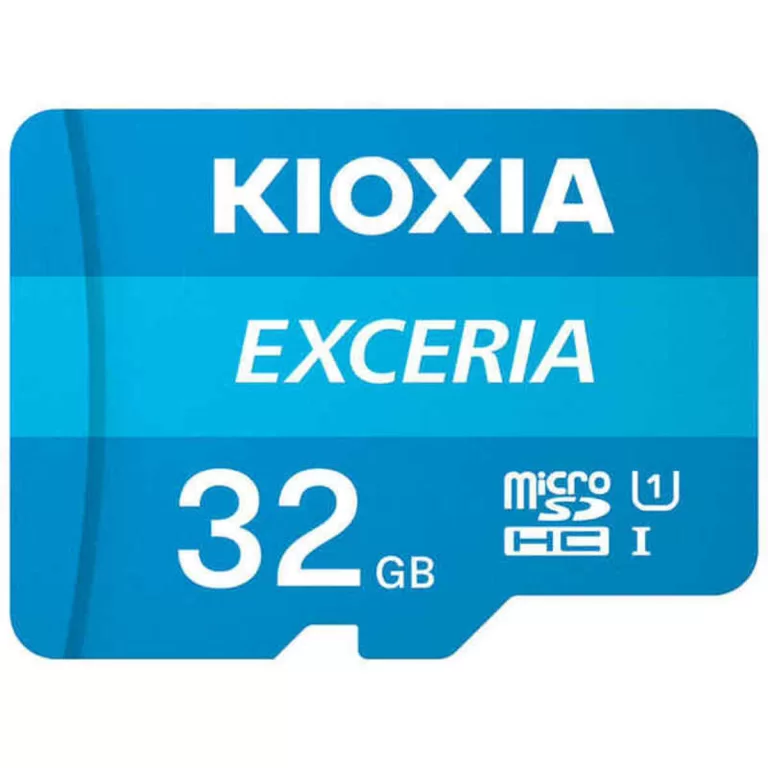 Micro SD geheugenkaart met adapter Kioxia Exceria UHS-I Klasse 10 Blauw