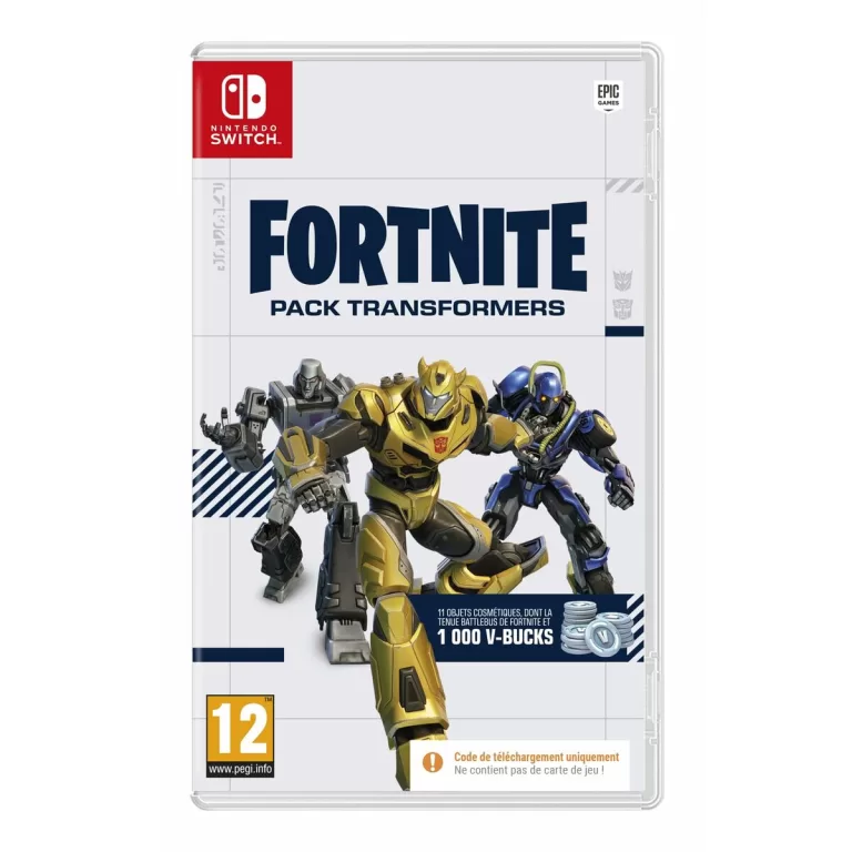 Videogame voor Switch Fortnite Pack Transformers (FR) Downloadcode