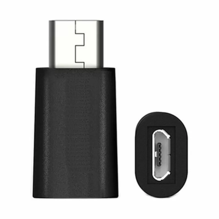 Adapter USB C naar Micro USB 2.0 Ewent EW9645 5V Zwart
