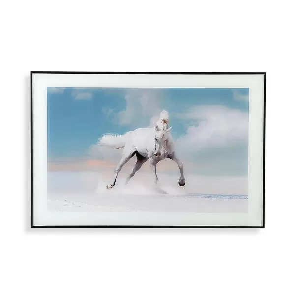 Schilderij Versa Paard Kristal Hout MDF (2 x 60 x 40 cm)