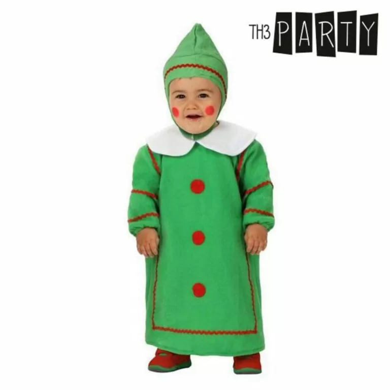 Kostuums voor Baby's Th3 Party Groen Kerstmis