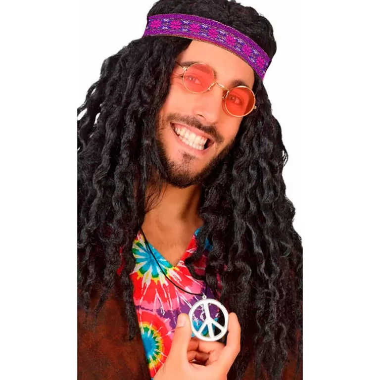 Set Kostuumaccessoires Hippie Multicolour Jaren 60