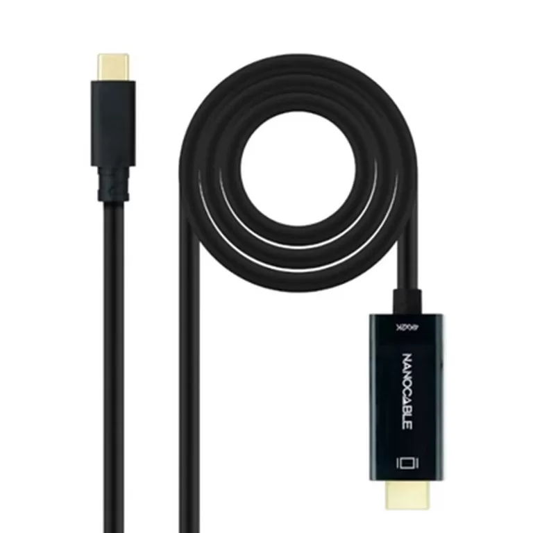 Kabel USB C naar HDMI NANOCABLE 10.15.5133 3 m Zwart 4K Ultra HD
