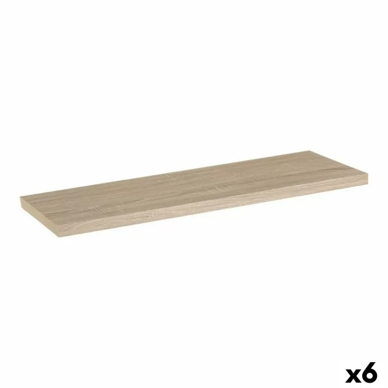 Planken Confortime Melamine Bruin Hout 20 x 80 x 1