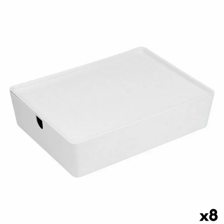 Opstapelbare opbergbox Confortime Met deksel 35 x 26 x 8