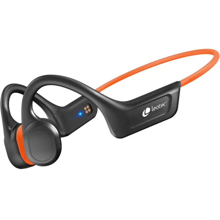 Hoofdtelefoon met microfoon LEOTEC OSEA  Oranje