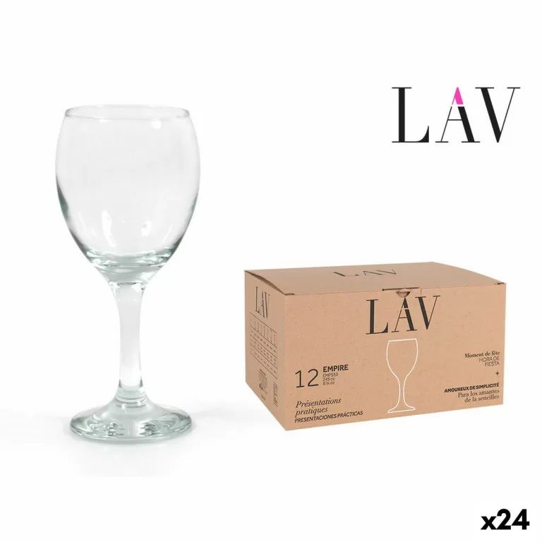 Wijnglas LAV Empire 245 ml (24 Stuks) (245 cc)