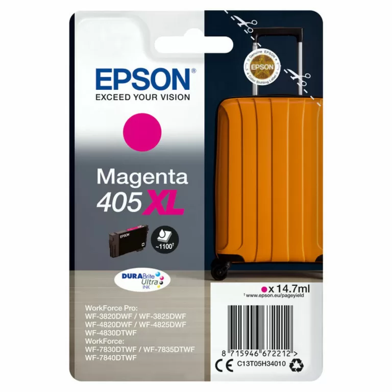 Originele inkt cartridge Epson 405XL DURABrite Ultra Ink Magenta