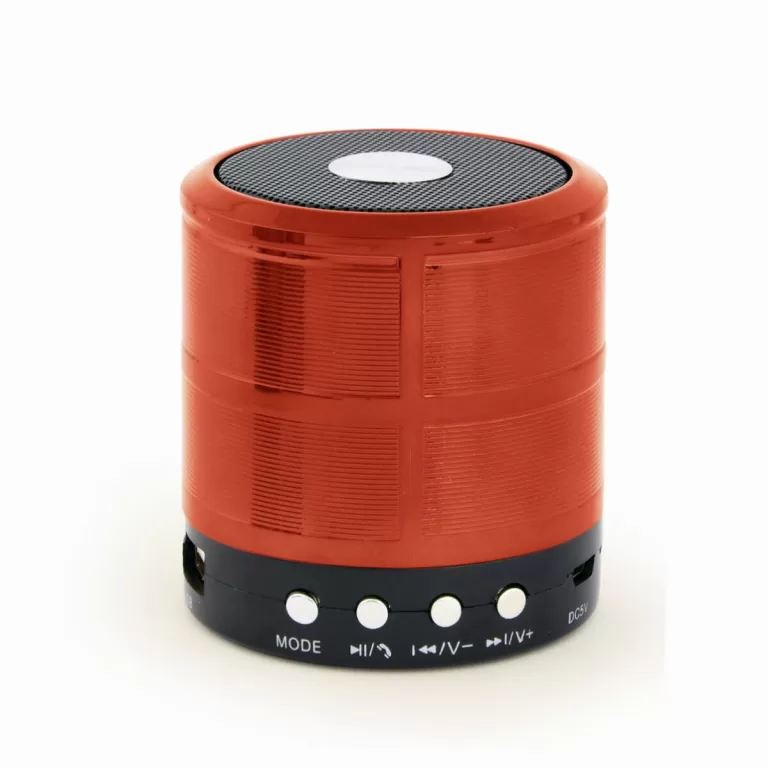 Dankzij de draagbare Bluetooth®-luidsprekers GEMBIRD SPK-BT-08-R