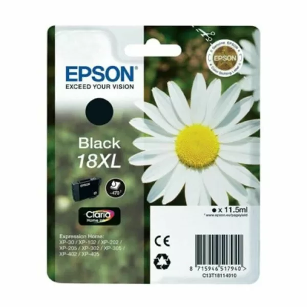 Compatibele inktcartridge Epson C13T18114022 Zwart