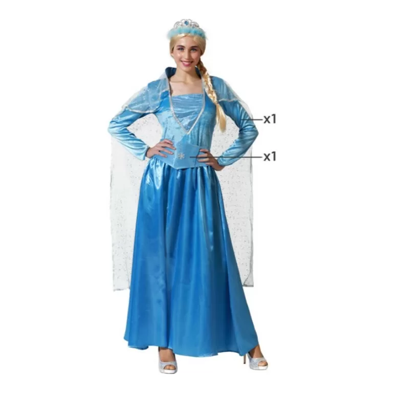 Kostuum Prinses Blauw