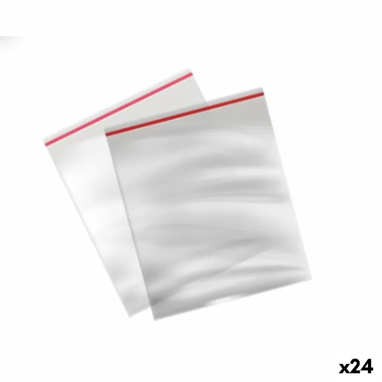Set herbruikbare hermetisch afsluitbare tassen Algon 20 Onderdelen 18 x 20 cm (24 Stuks)