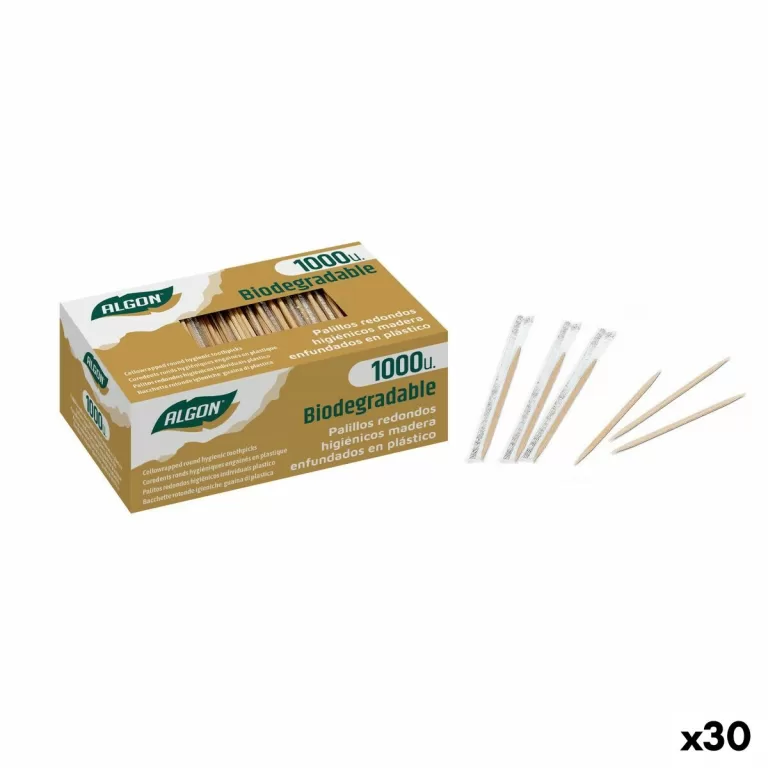 Tandenstokers Algon Set 1000 Onderdelen (30 Stuks)