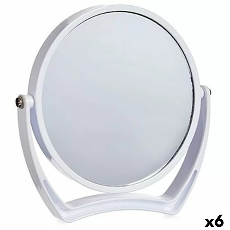 Vergrotende Spiegel Wit Kristal Plastic 19 x 18