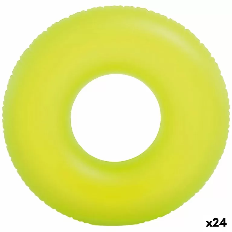 Opblaasbare Drijvende Donut Intex Neon 91 x 91 cm (24 Stuks)