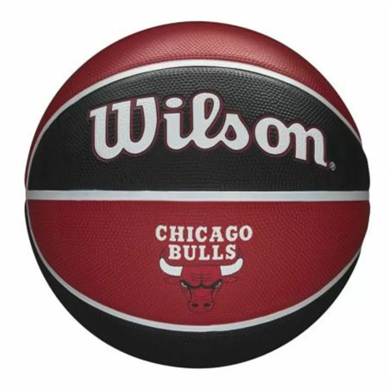 Basketbal Wilson NBA Team Tribute Chicago Bulls Rood Één maat 7