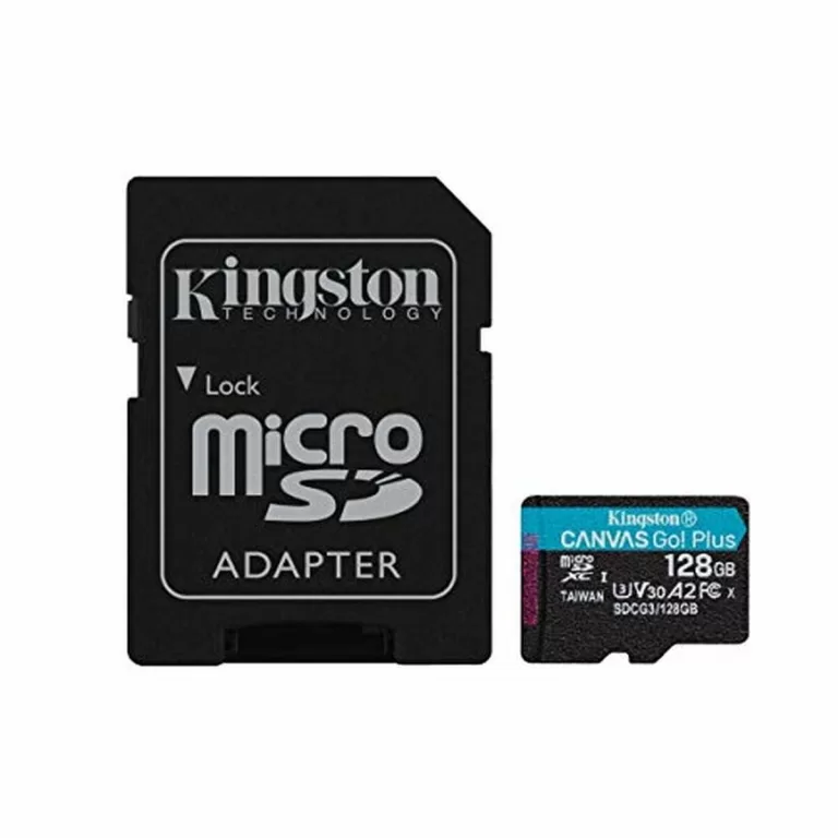Micro SD geheugenkaart met adapter Kingston SDCG3/128GB 128GB