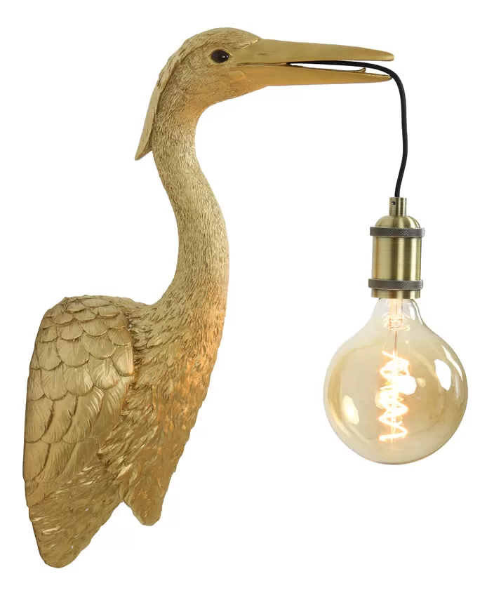 Light & Living Wandlamp Crane - Goud | Flickmyhouse