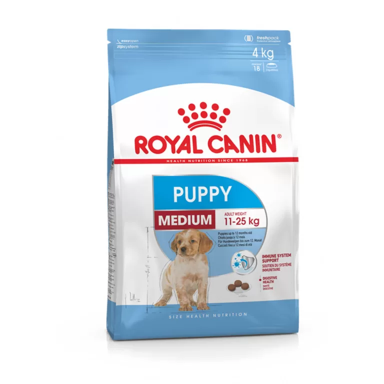 Voer Royal Canin Medium Puppy 15 kg Puppy/junior Plantaardig