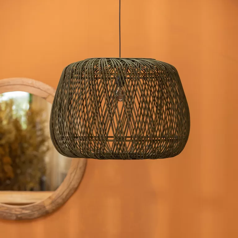 WOOOD Exclusive Hanglamp Moza Gevlochten bamboe / rotan