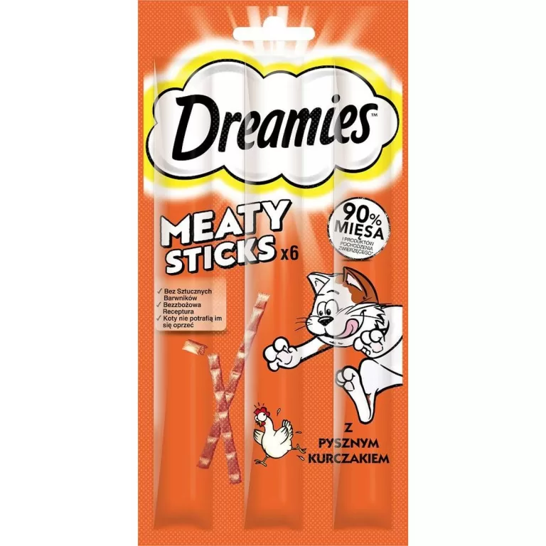 Snack for Cats Dreamies Meaty Sticks 30 g Kip