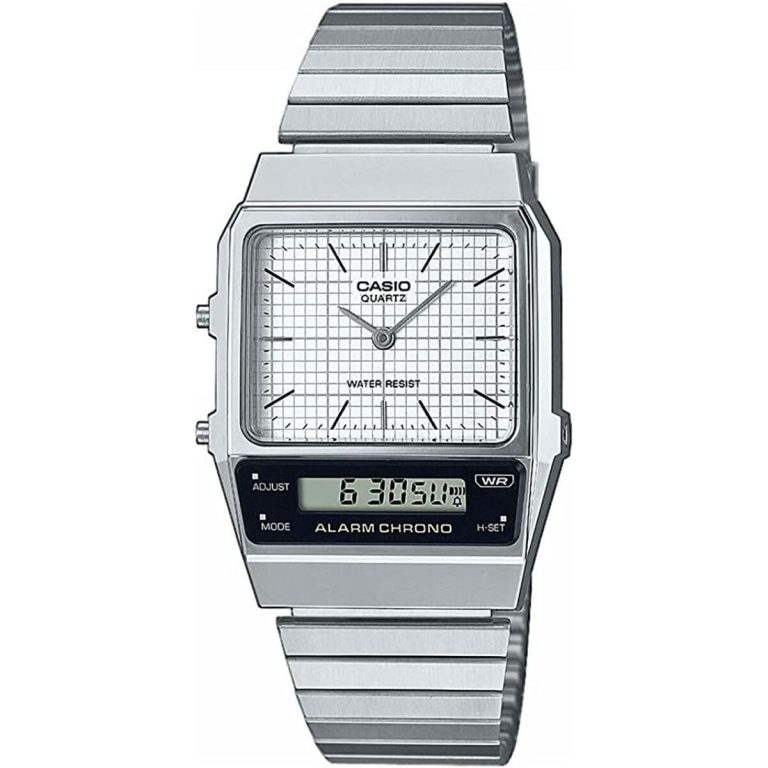 Horloge Heren Casio AQ-800E-7AEF Zilverkleurig (Ø 40 mm)