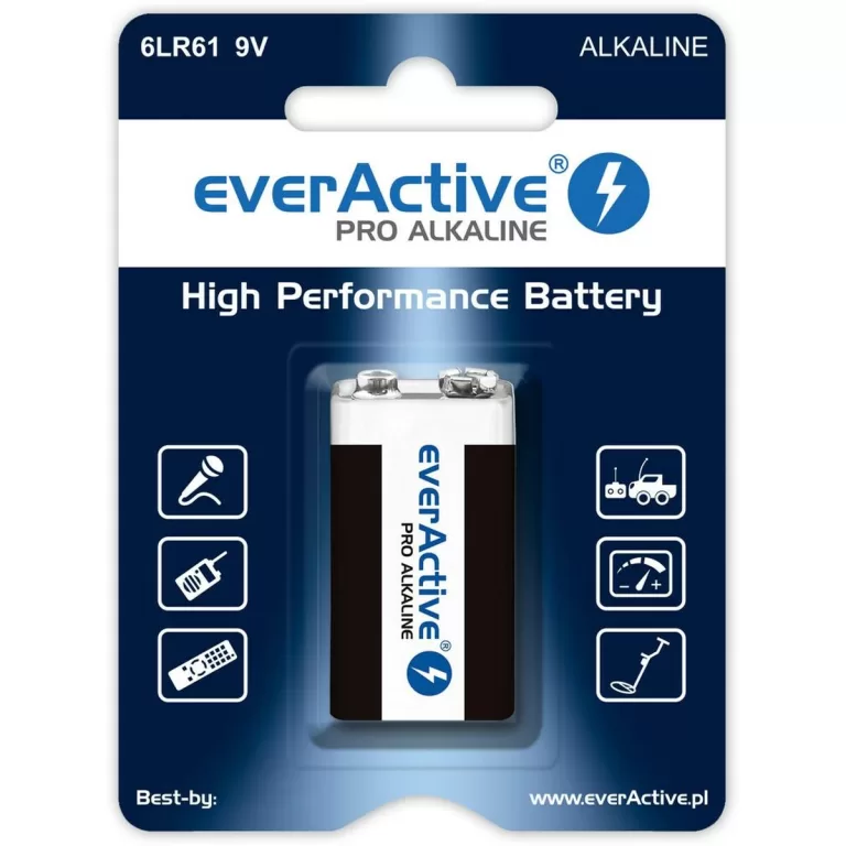Batterijen EverActive 6LR61 9V R9* 9 V (1 Stuks)