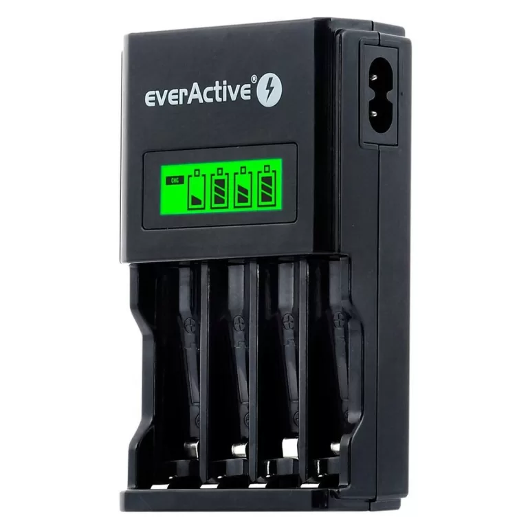Batterijlader EverActive NC450B Batterijen x 4