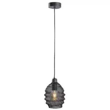 Hanglamp Niels - zwart - Ø18x22 cm - Leen Bakker