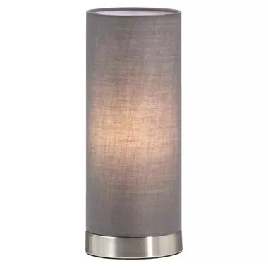 Tafellamp Fabric - grijs - 12x30 cm - Leen Bakker