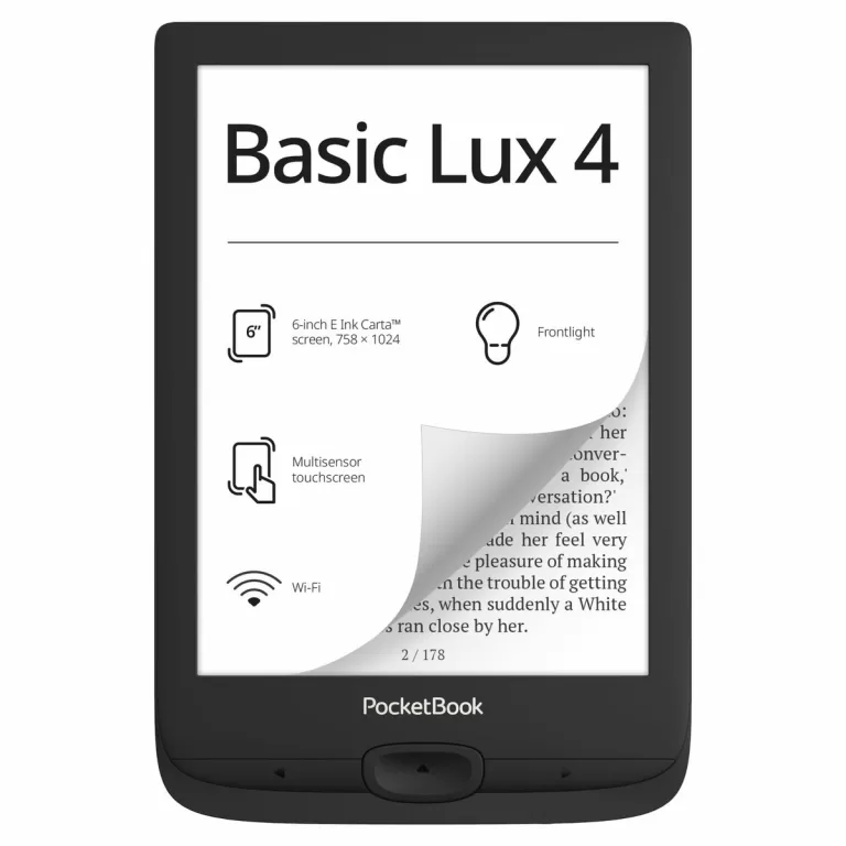 E-boek PocketBook LUX 4 8 GB RAM Zwart