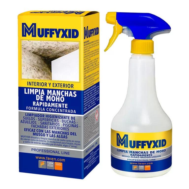 Anti-vochtigheid Faren Muffycid 500 ml Schimmel verwijderen Actieve chloor