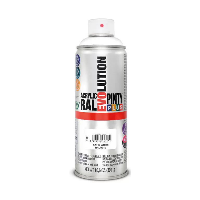 Sprayverf Pintyplus Evolution RAL 9010 400 ml Gesatineerd Pure White