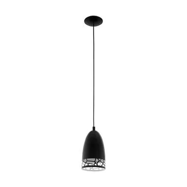EGLO hanglamp Savignano - zwart - Ø16 cm - Leen Bakker