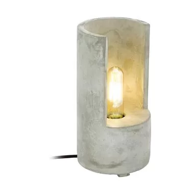 EGLO tafellamp Lynton 27 cm - betonkleur - Leen Bakker