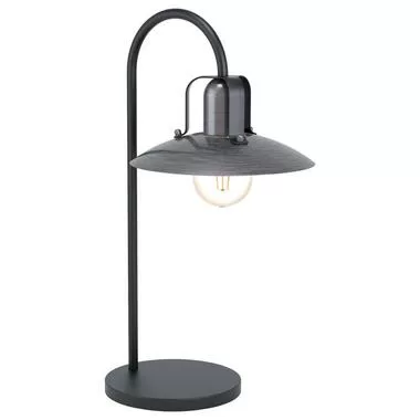 EGLO tafellamp Kenilworth - nikkel/zwart - Leen Bakker