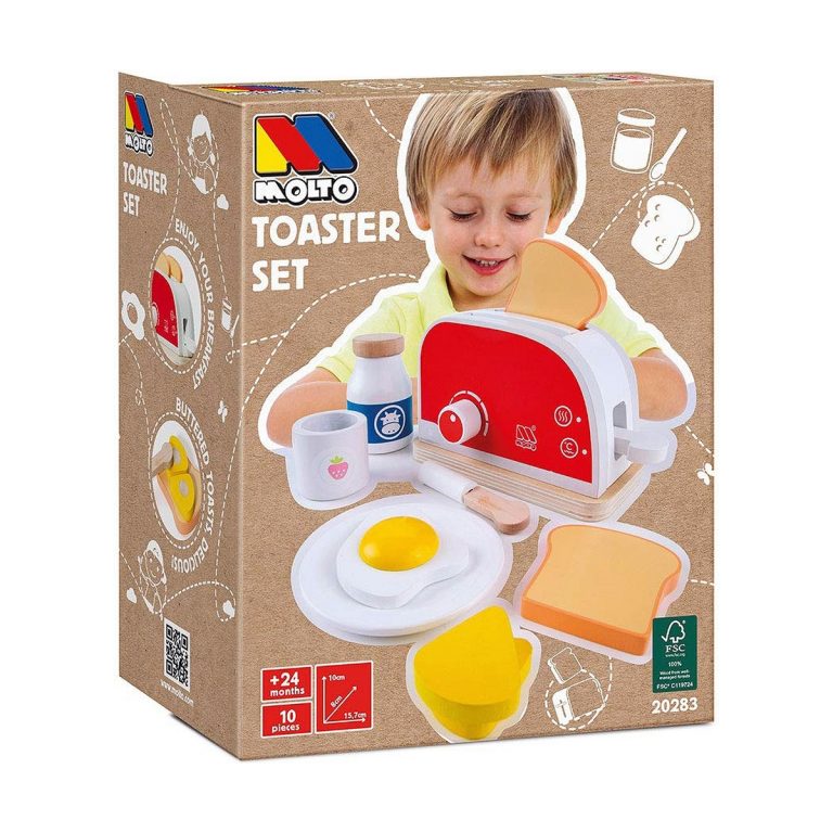 Speelgoedbroodrooster Moltó Toaster Set