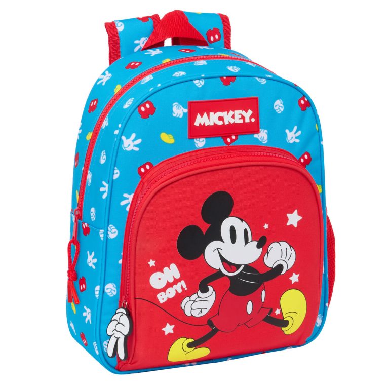 Schoolrugzak Mickey Mouse Clubhouse Fantastic Blauw Rood 28 x 34 x 10 cm