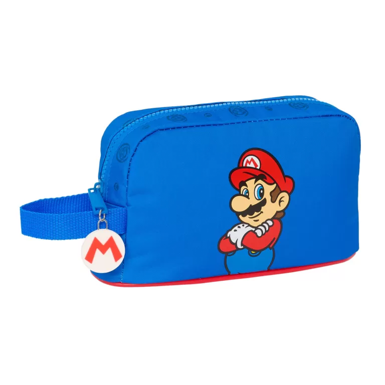 Thermische Snacktas Super Mario Play Blauw Rood 21.5 x 12 x 6.5 cm