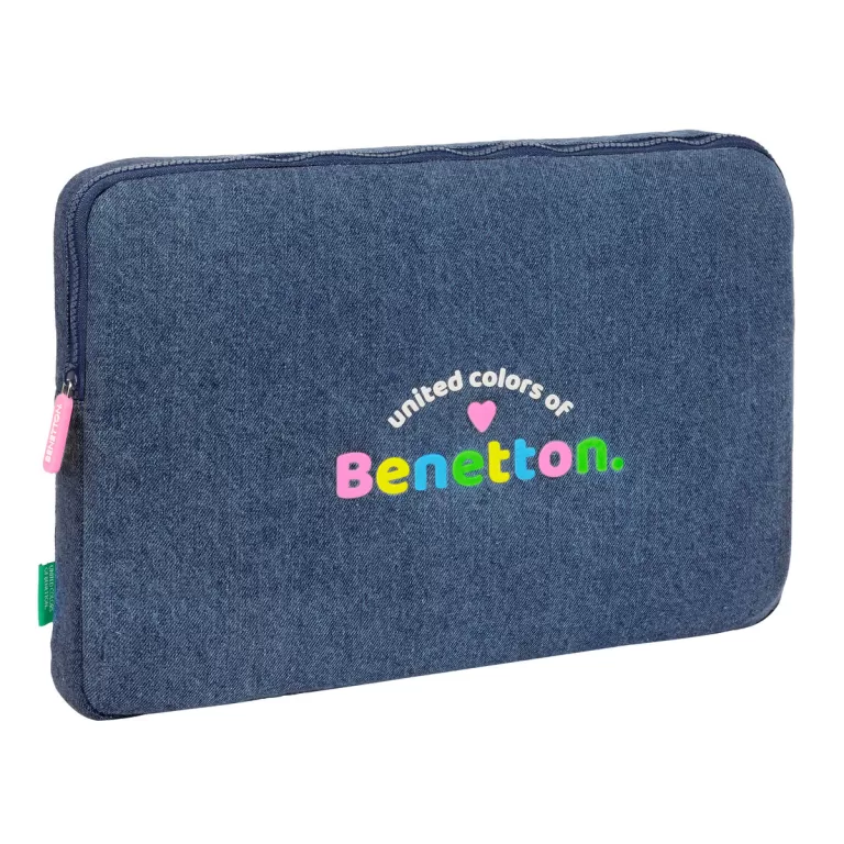Laptophoes Benetton Denim Blauw 15