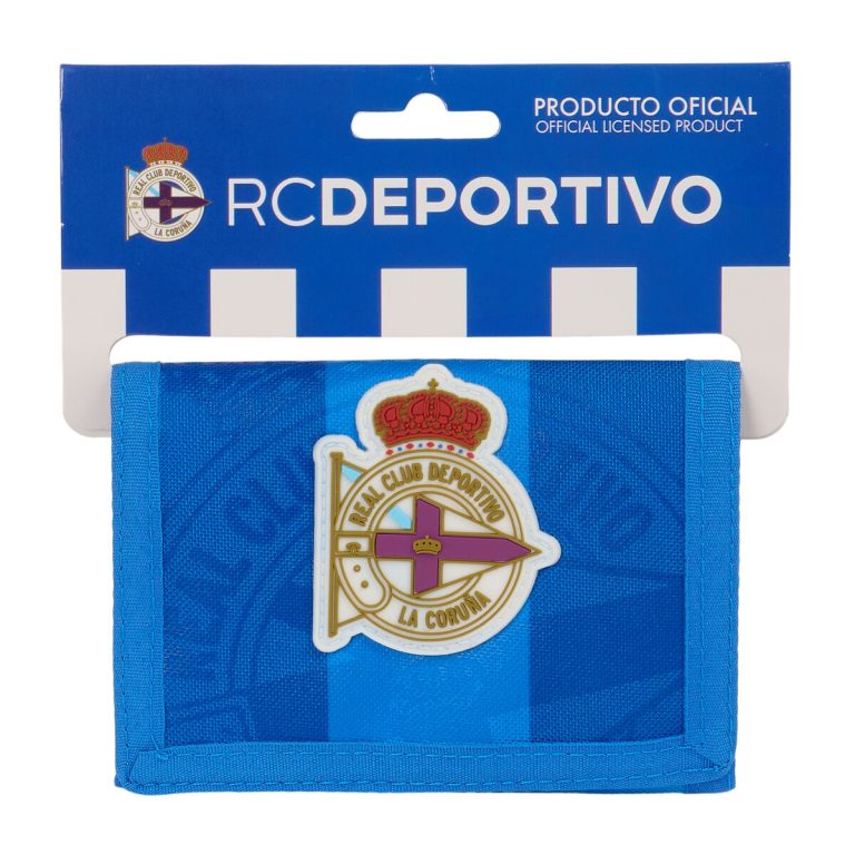 Portefeuille R. C. Deportivo de La Coruña Blauw 12.5 x 9.5 x 1 cm