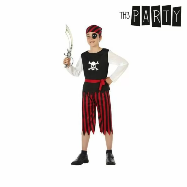 Kostuums voor Kinderen Th3 Party Multicolour Piraten (4 Onderdelen)