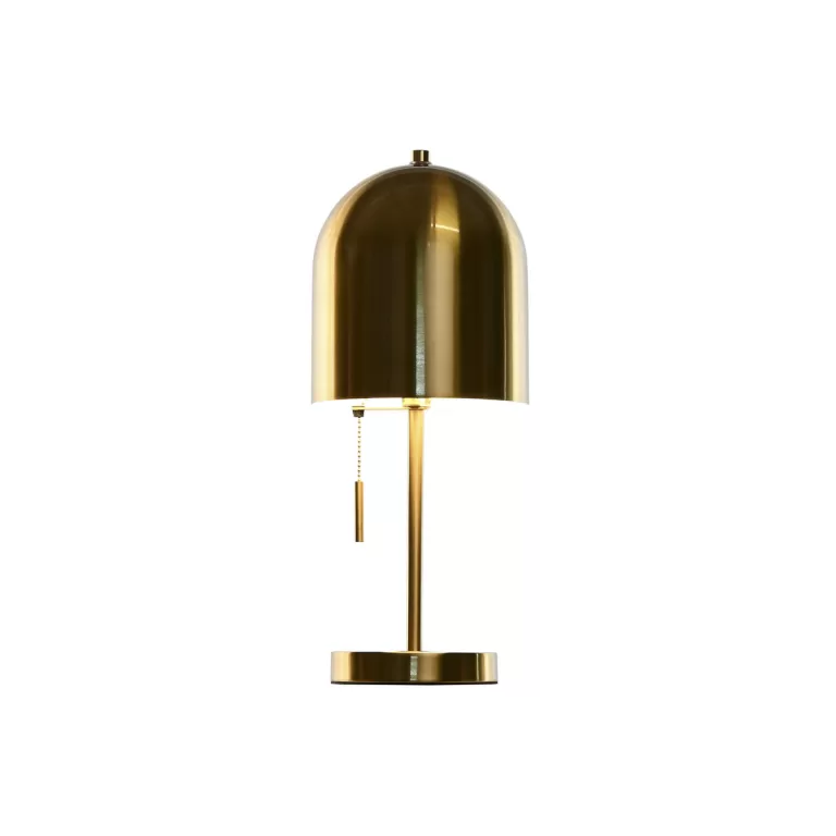 Bureaulamp Home ESPRIT Gouden Metaal 50 W 220 V 18 x 18 x 44 cm