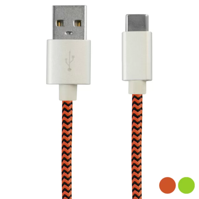 Kabel USB naar Micro-USB KSIX 1 m