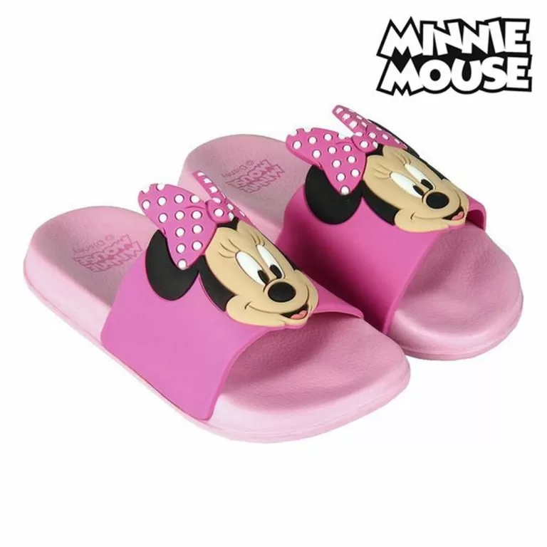 Slippers voor Kinderen Minnie Mouse Zwart
