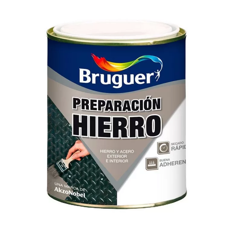 Voorbereiding van het oppervlak Bruguer 5322601  Ijzer Sneldrogend Afdrukken Grijs 750 ml Mat