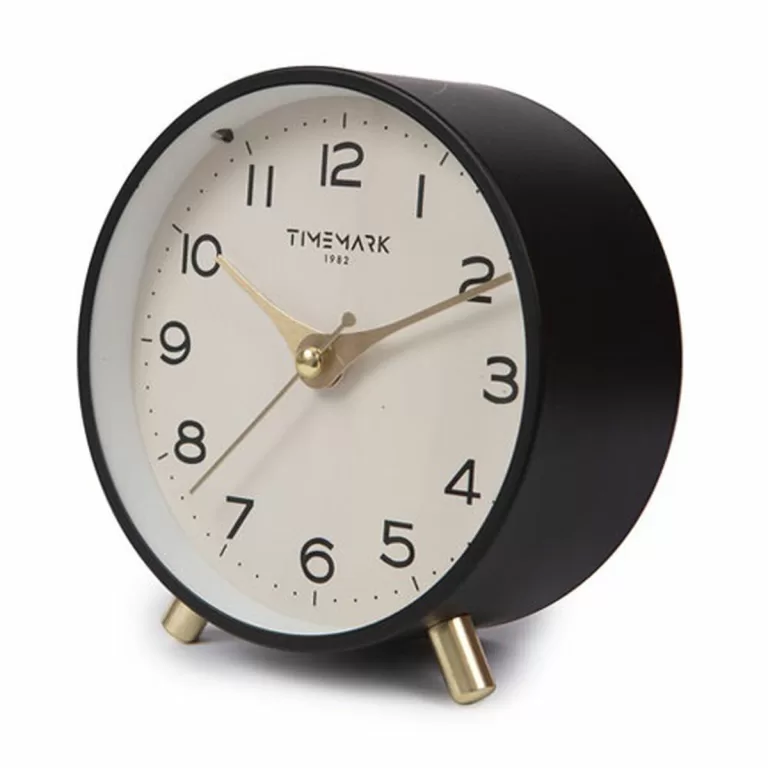 Bordsklocka Timemark Zwart Vintage