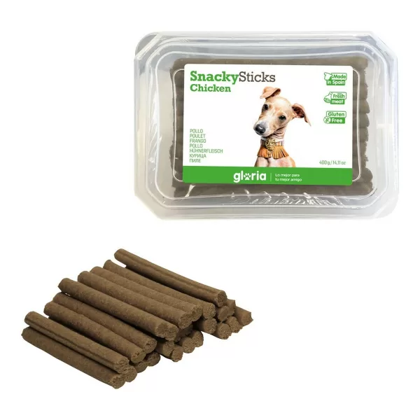 Snack voor honden Gloria Snackys Sticks Kip Sticks (800 g) (800 g)